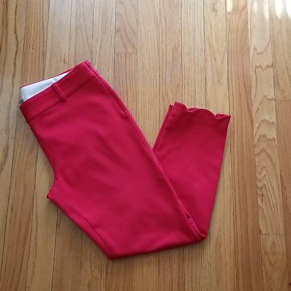 J Crew Winnie Pant, Scalloped Hem - Picture 1 of 7